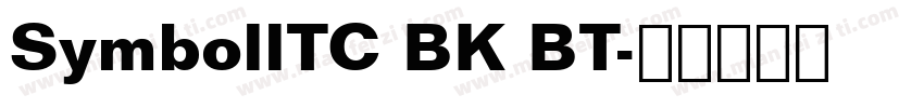 SymbollTC BK BT字体转换